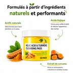 Cotons Éclat Unifiant au Curcuma